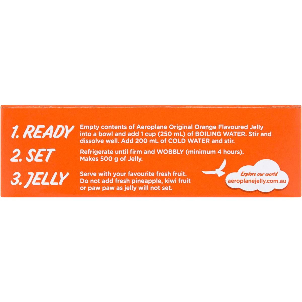 Aeroplane Original Orange Flavoured Jelly 85g Woolworths