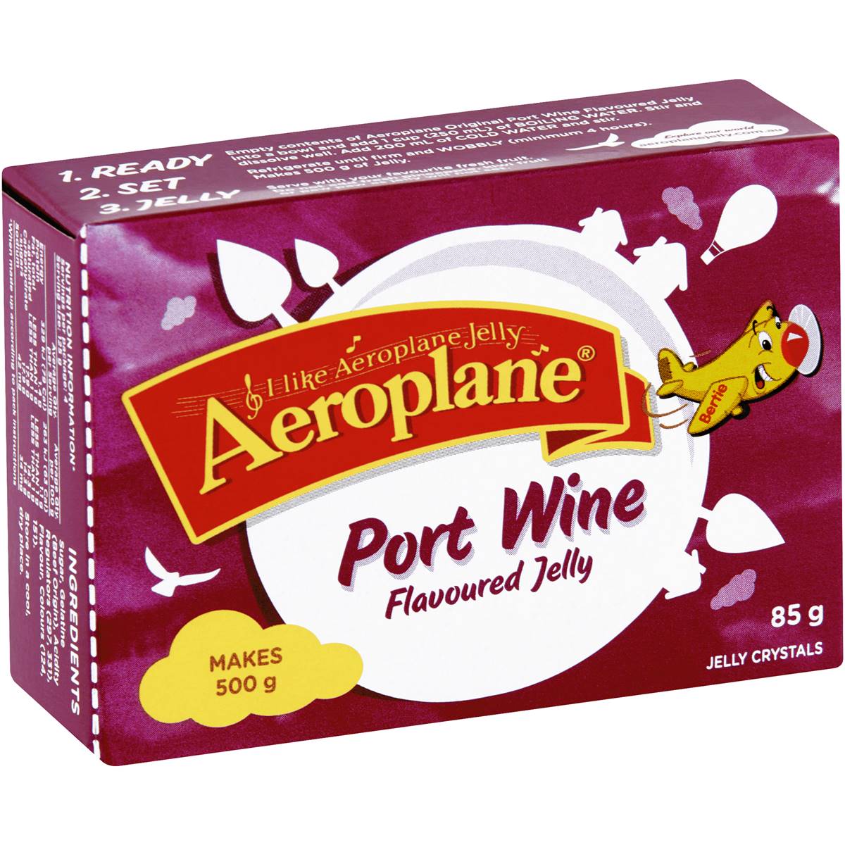 Aeroplane Original Port Wine Flavoured Jelly 85g Woolworths