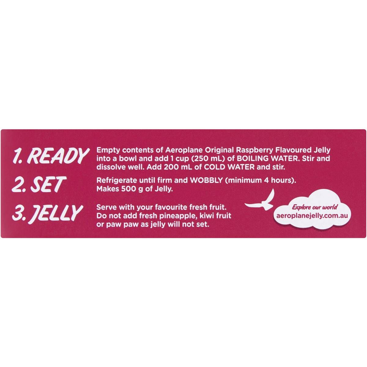 Aeroplane Original Raspberry Flavoured Jelly 85g Woolworths