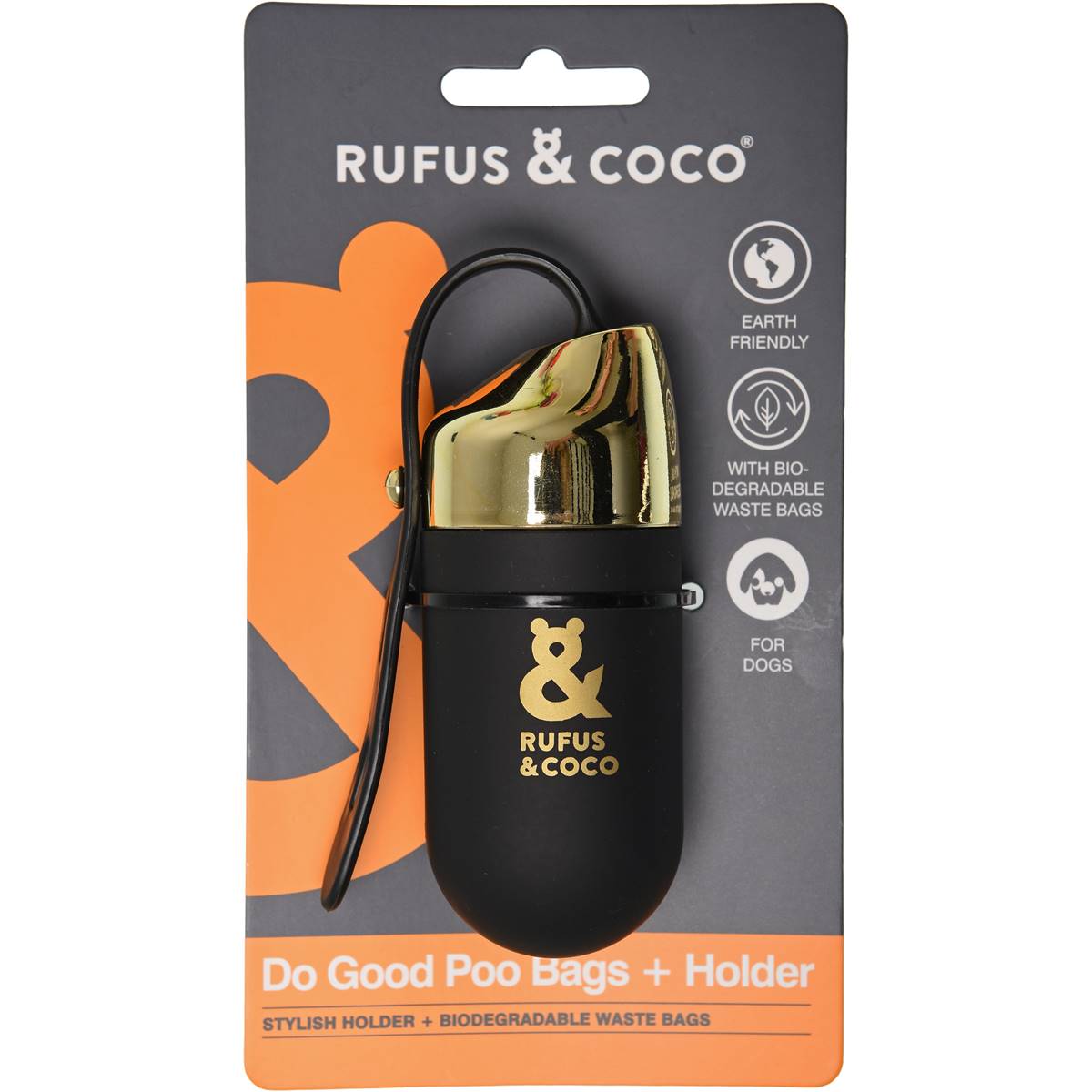 Rufus & Coco Do Good Poo Bags & Holder Each Woolworths