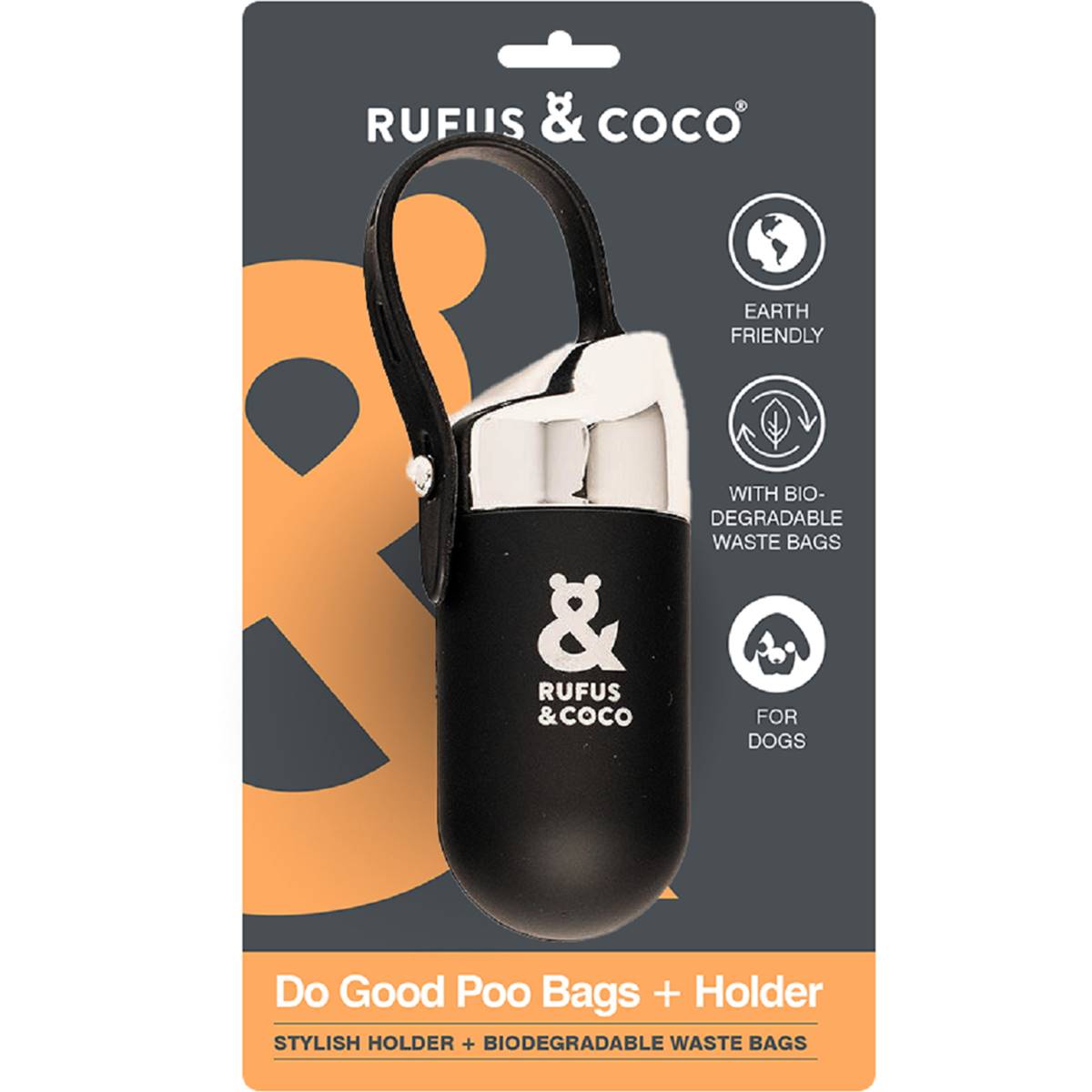 Rufus & Coco Do Good Poo Bags & Holder Each Woolworths