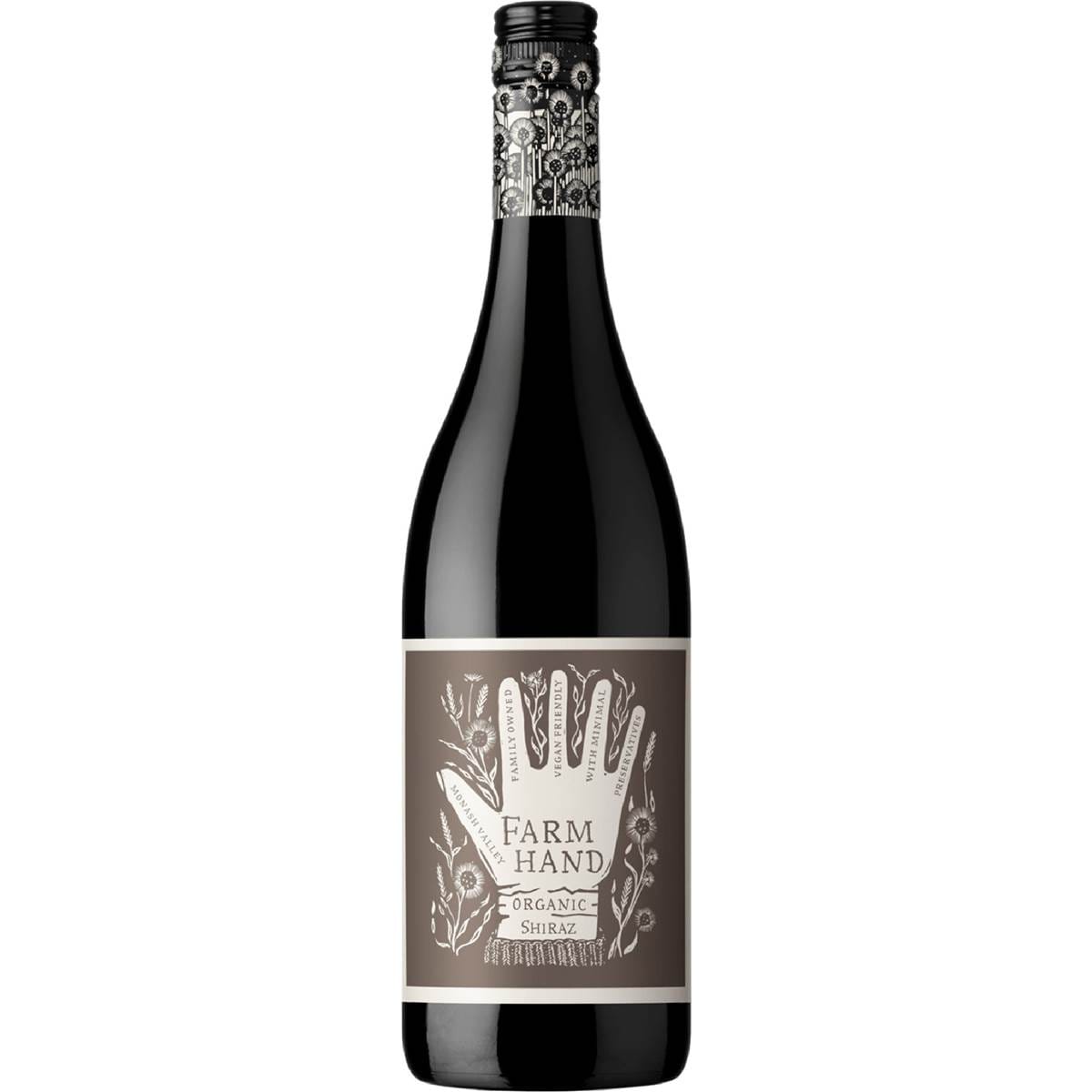 Farm Hand Organic Shiraz 750ml Woolworths