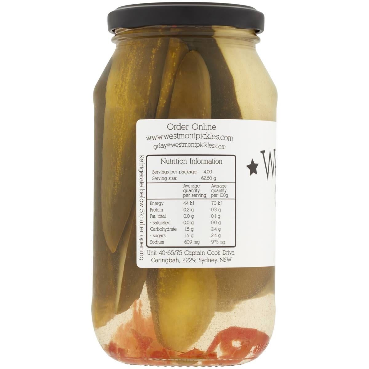 Westmont Pickles Pickles Sweet & Spicy 500g Woolworths