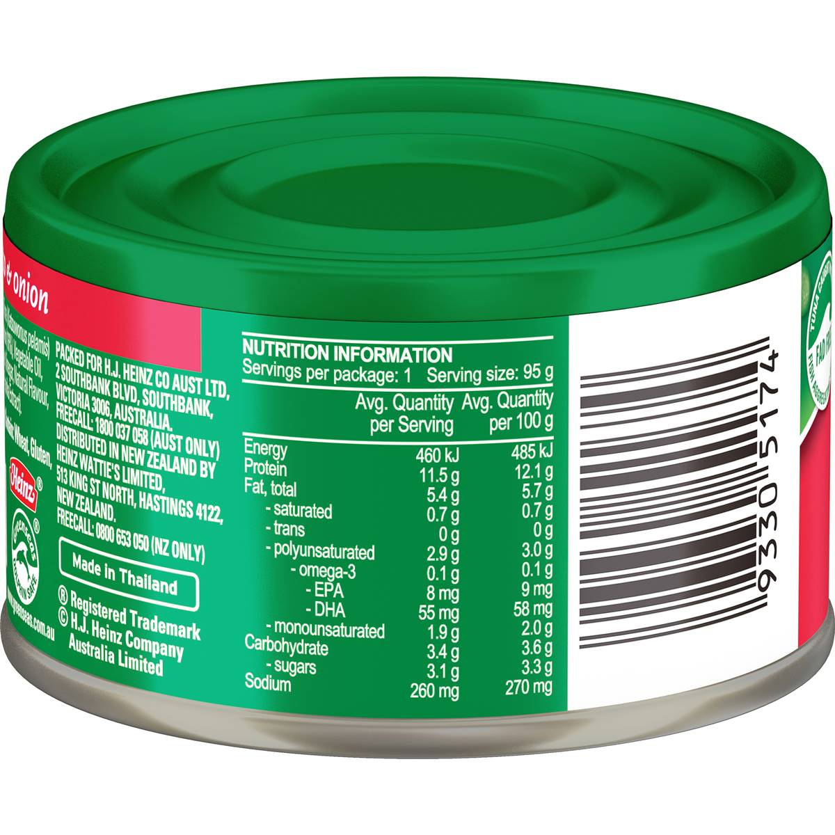 Greenseas Tuna Tomato & Onion 95g Woolworths