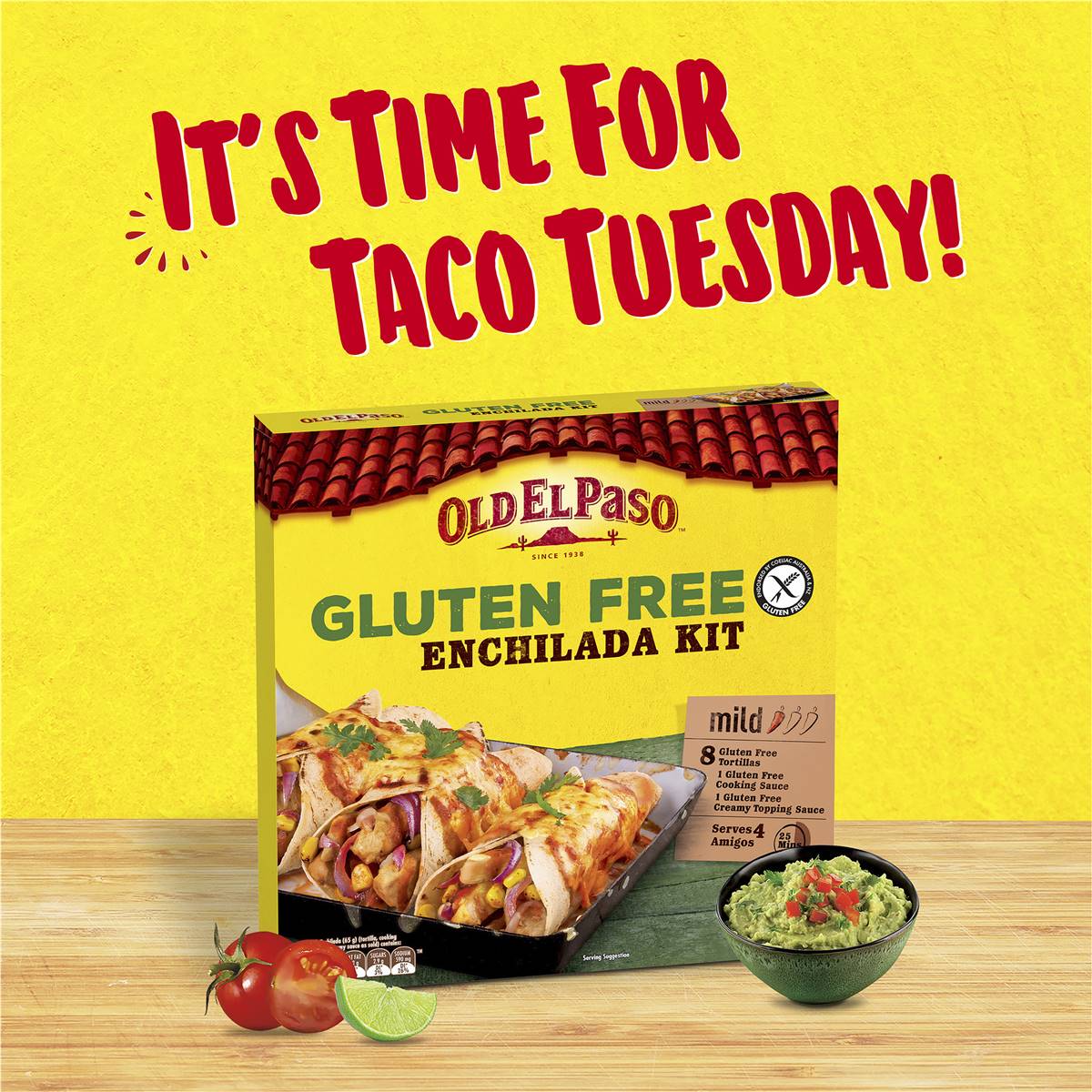 Old El Paso Gluten Free Enchilada Kit Mexican Style 518g Woolworths