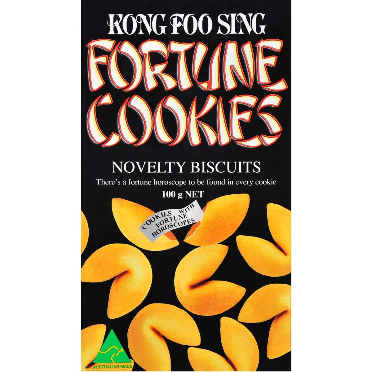 Kong Foo Sing Snacks Fortune Cookies 100g Woolworths