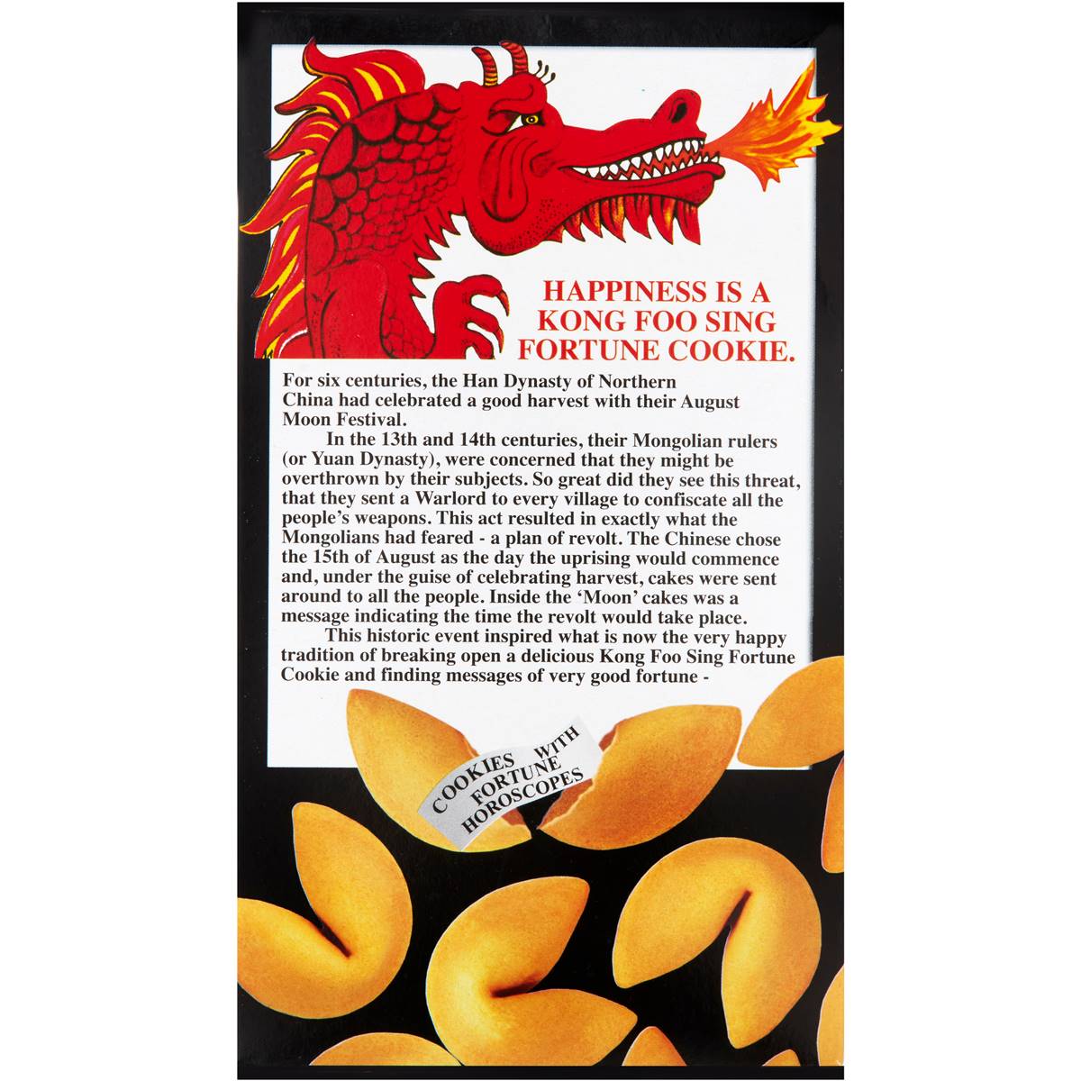 Kong Foo Sing Snacks Fortune Cookies 100g Woolworths