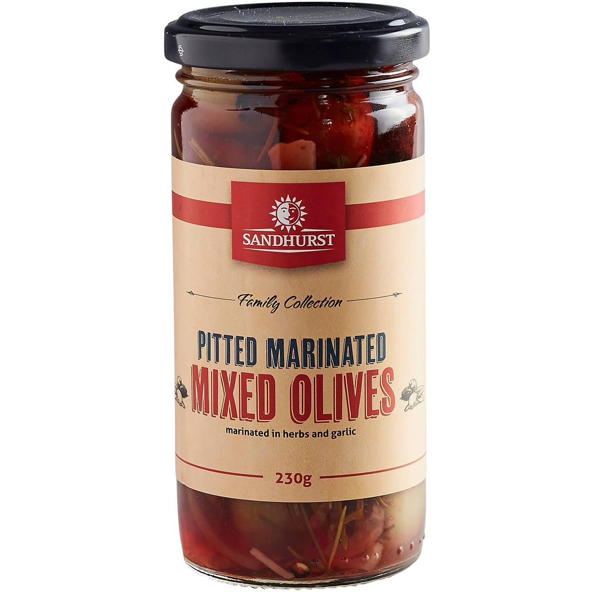 Sandhurst Pitted Marinated Mixed Olives