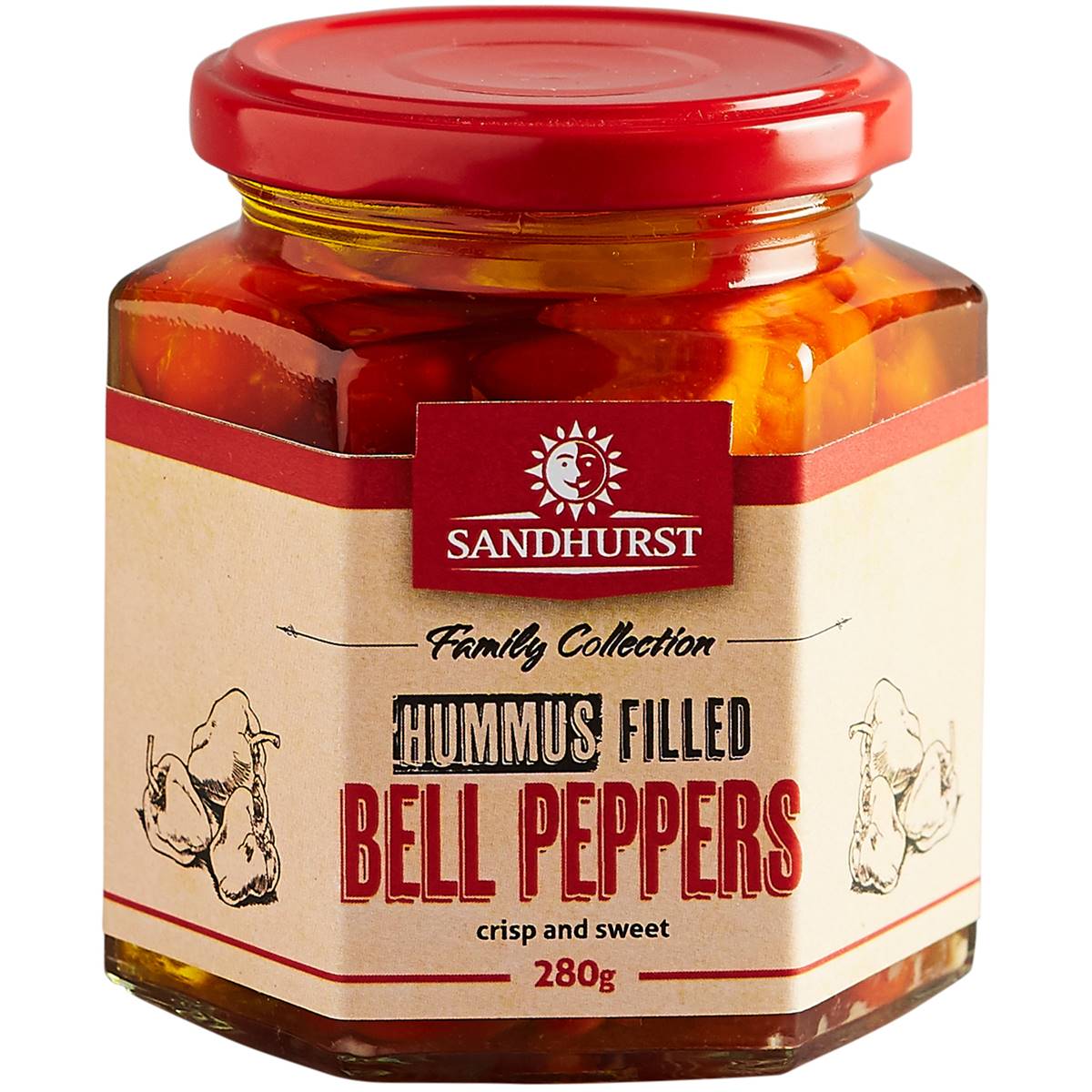 Sandhurst Humus Filled Bell Peppers