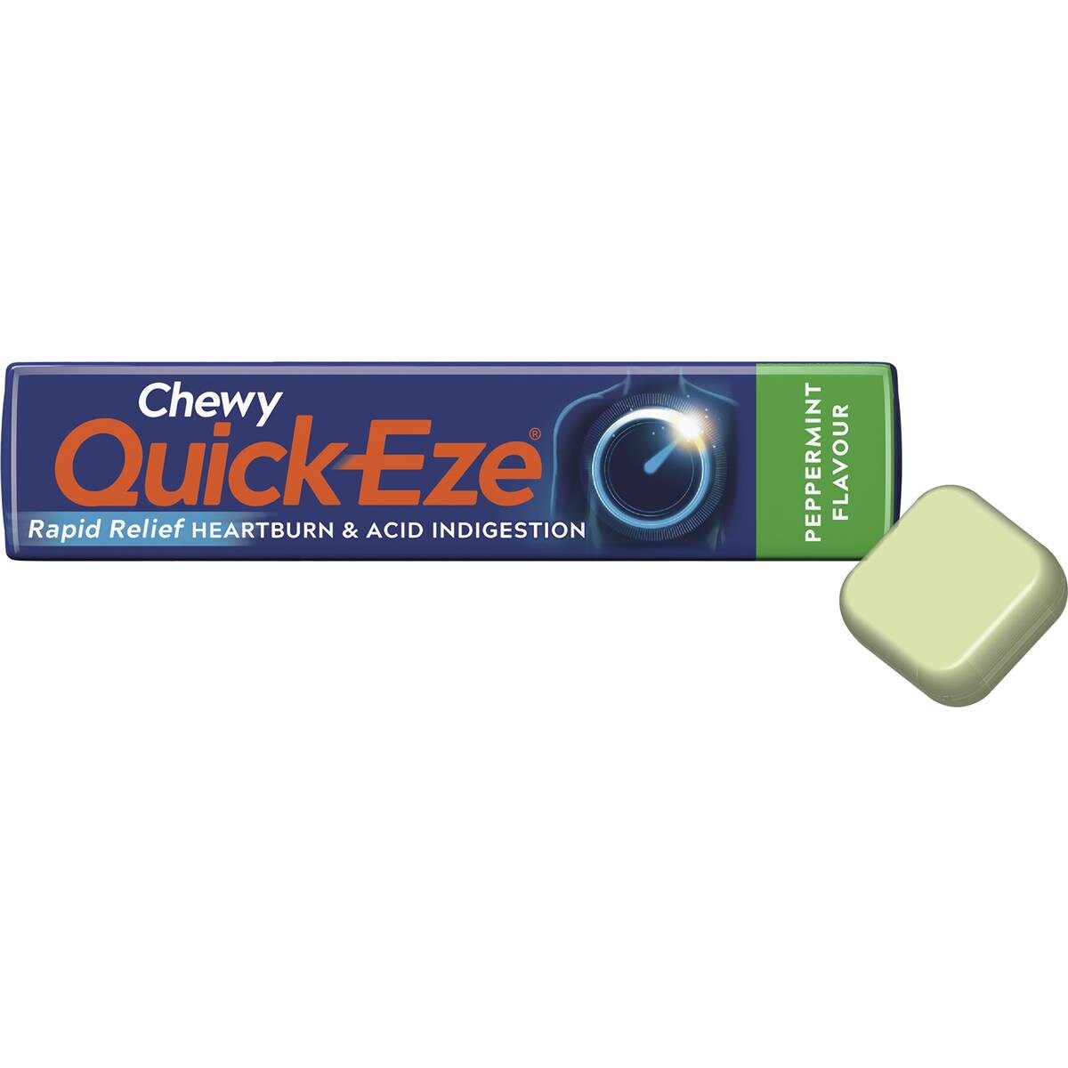 Quickeze Antacids Peppermint Chewy 8 Pack Woolworths