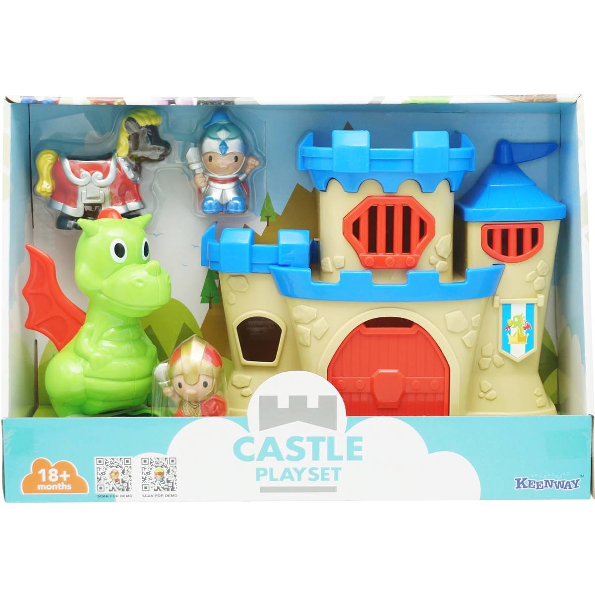 Keenway Castle Playset Assorted Princess/ Knight Each Woolworths