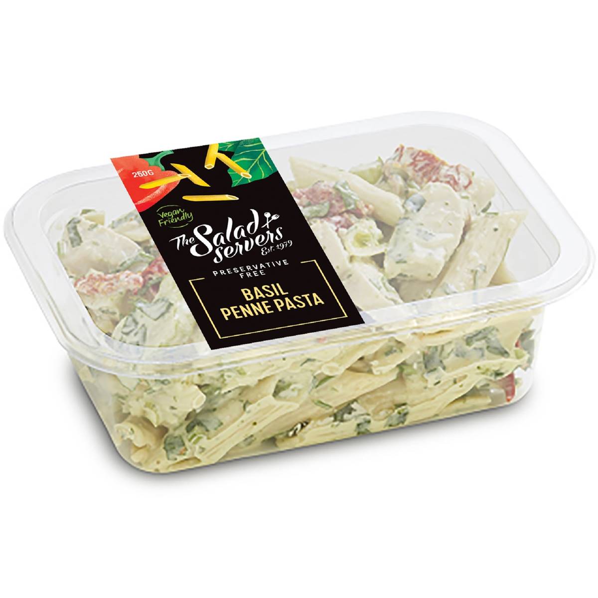 The Salad Servers Basil Penne Pasta 250g Woolworths