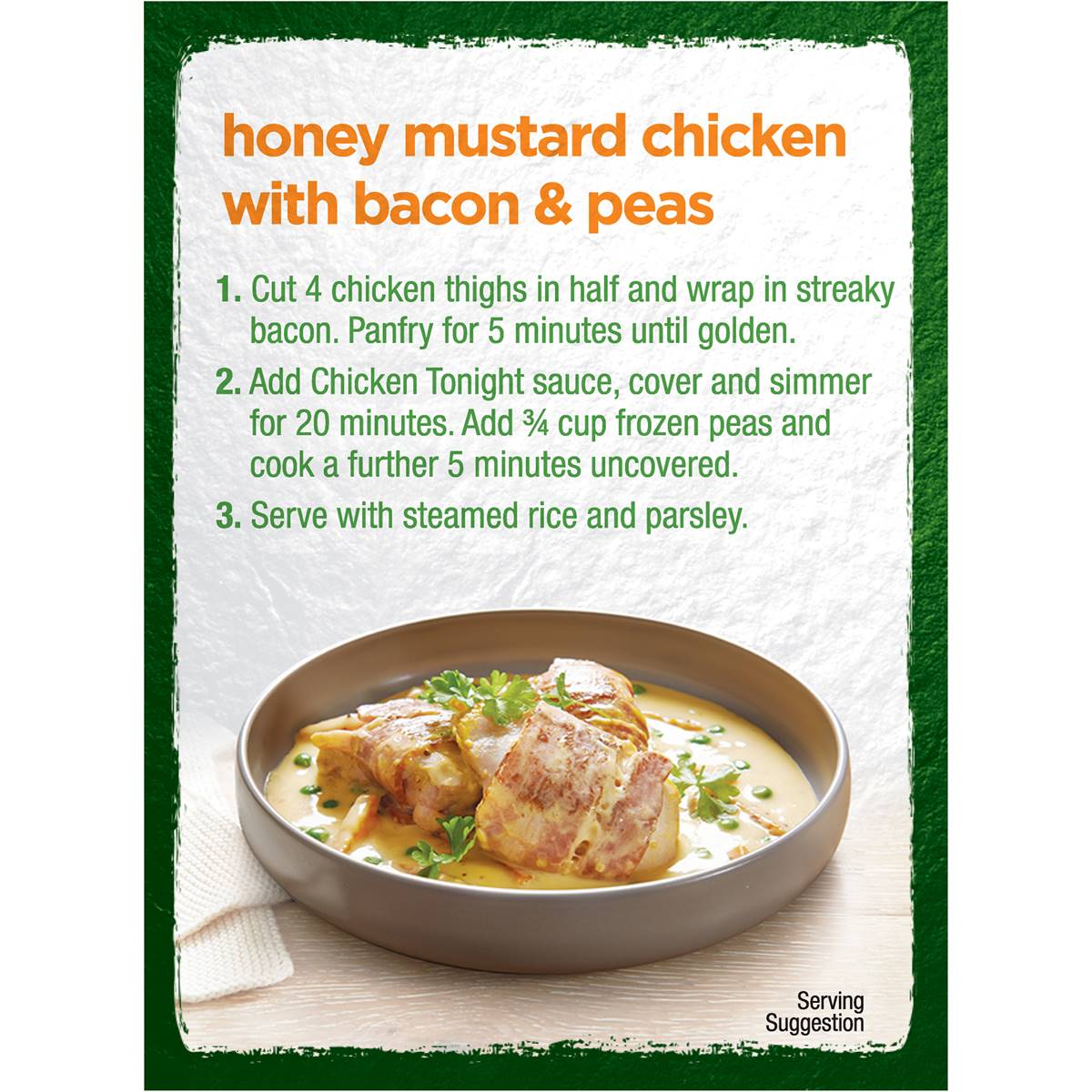 Chicken Tonight Simmer Sauce Honey & Mustard 485g Woolworths