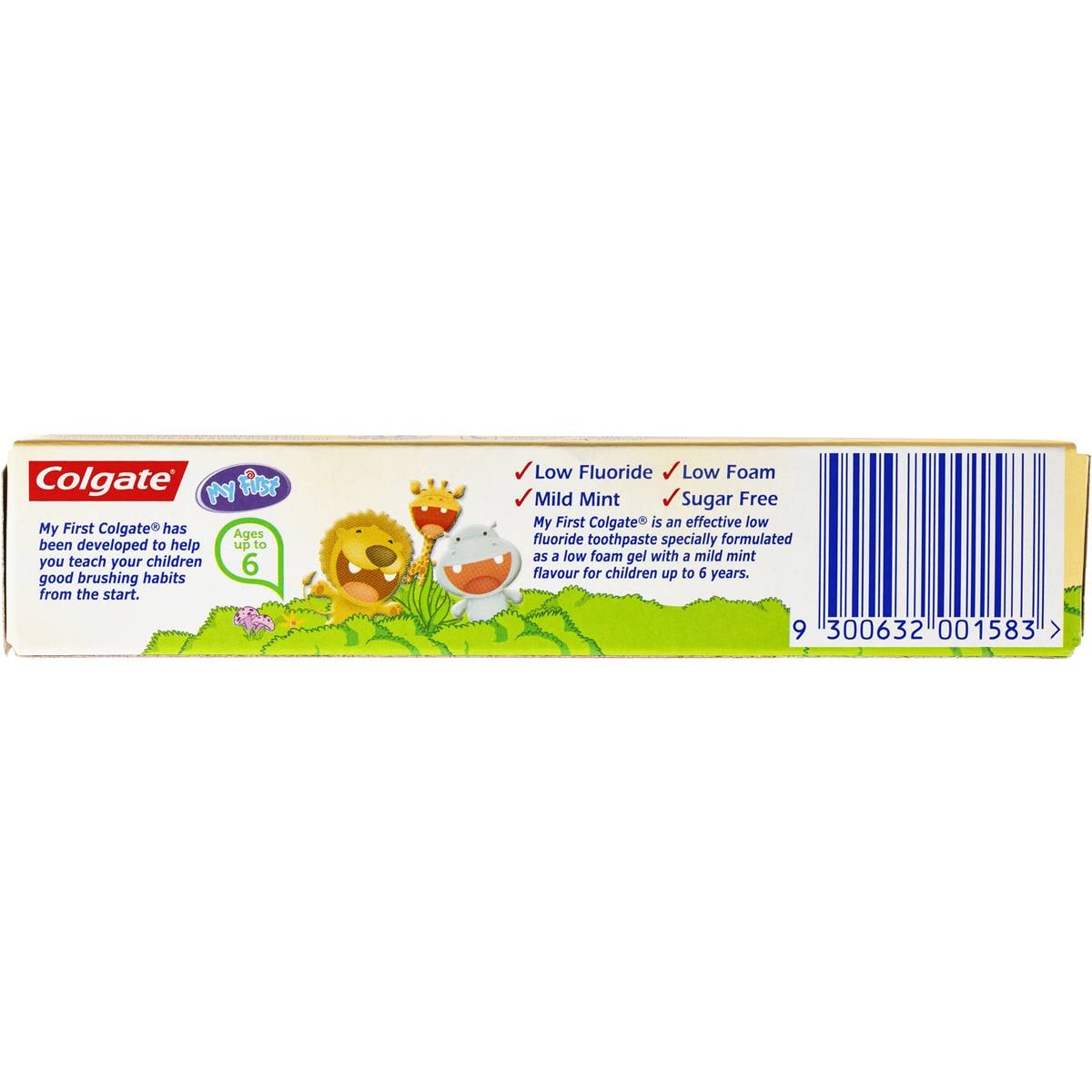 Colgate My First Mild Mint Gel Kids Toothpaste Up To 6 Years 45g ...