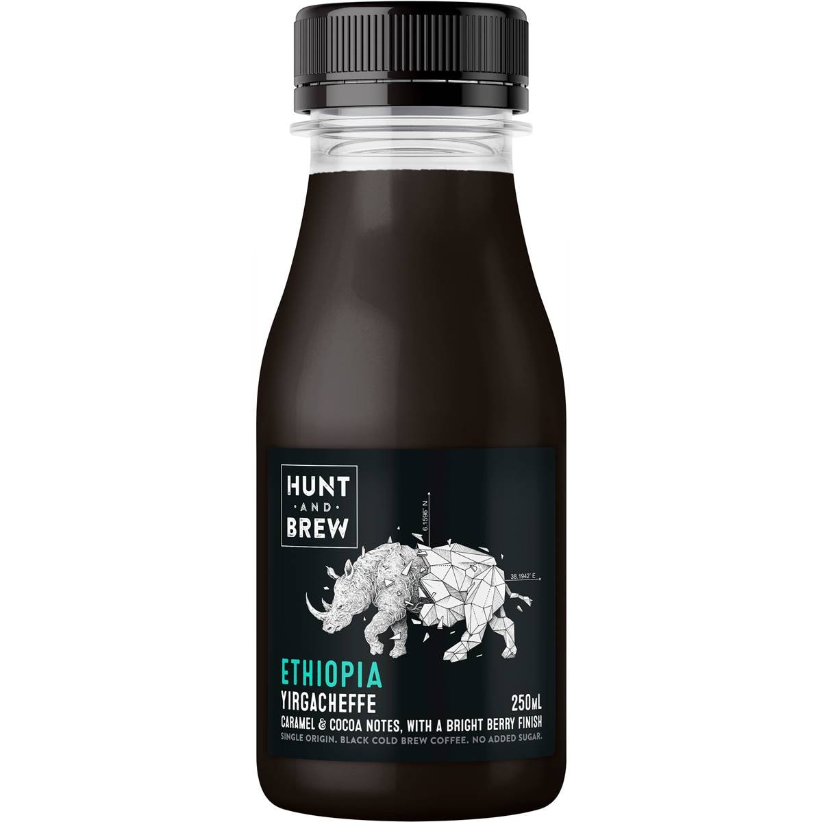 Hunt And Brew Ethiopia Black Coffee 250ml Woolworths