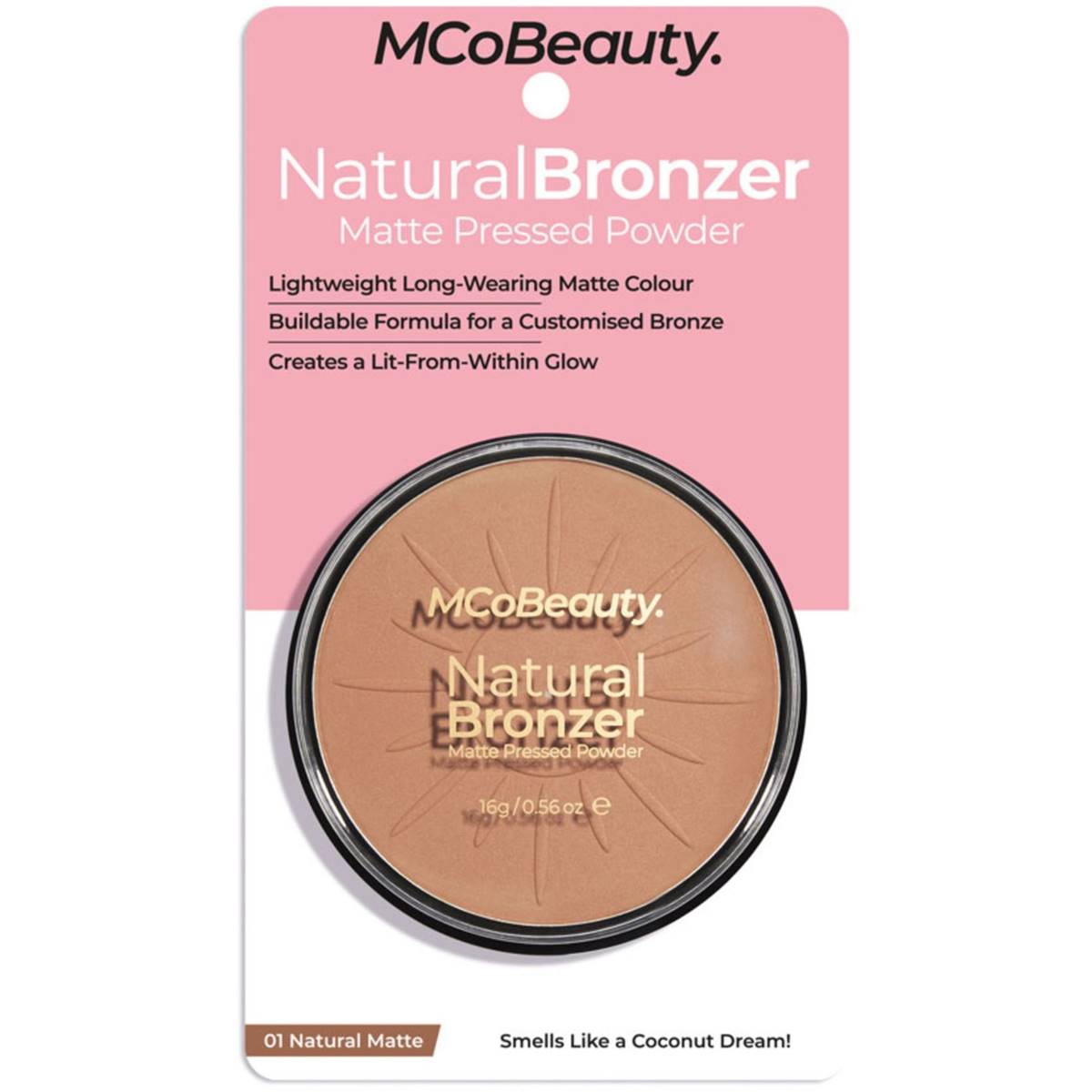 Mcobeauty Natural Matte Bronzer Pressed Powder 16g | Woolworths