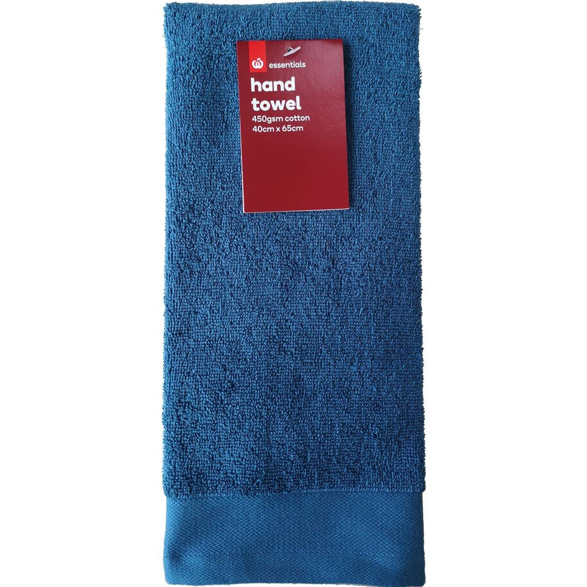 Essentials Hand Towel 450gsm Cw3 Each Woolworths