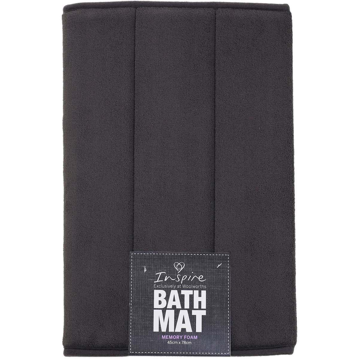 Inspire Memory Foam Bath Mat Each Woolworths