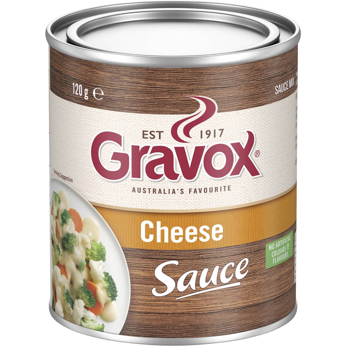 Gravox Cheese Sauce Mix Tin 120g Woolworths