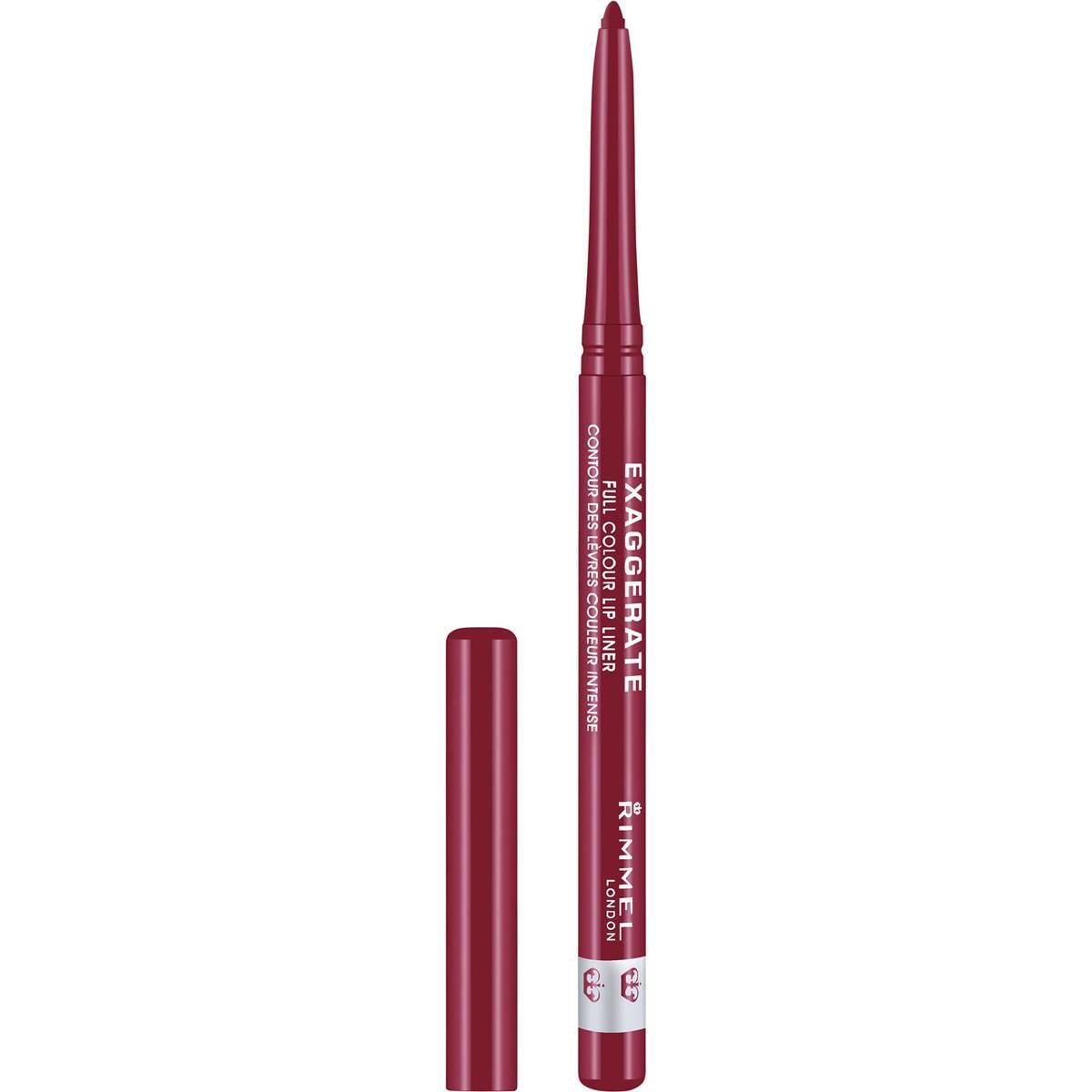 Rimmel London Exaggerate Lip Liner Red Diva 0.25g Woolworths