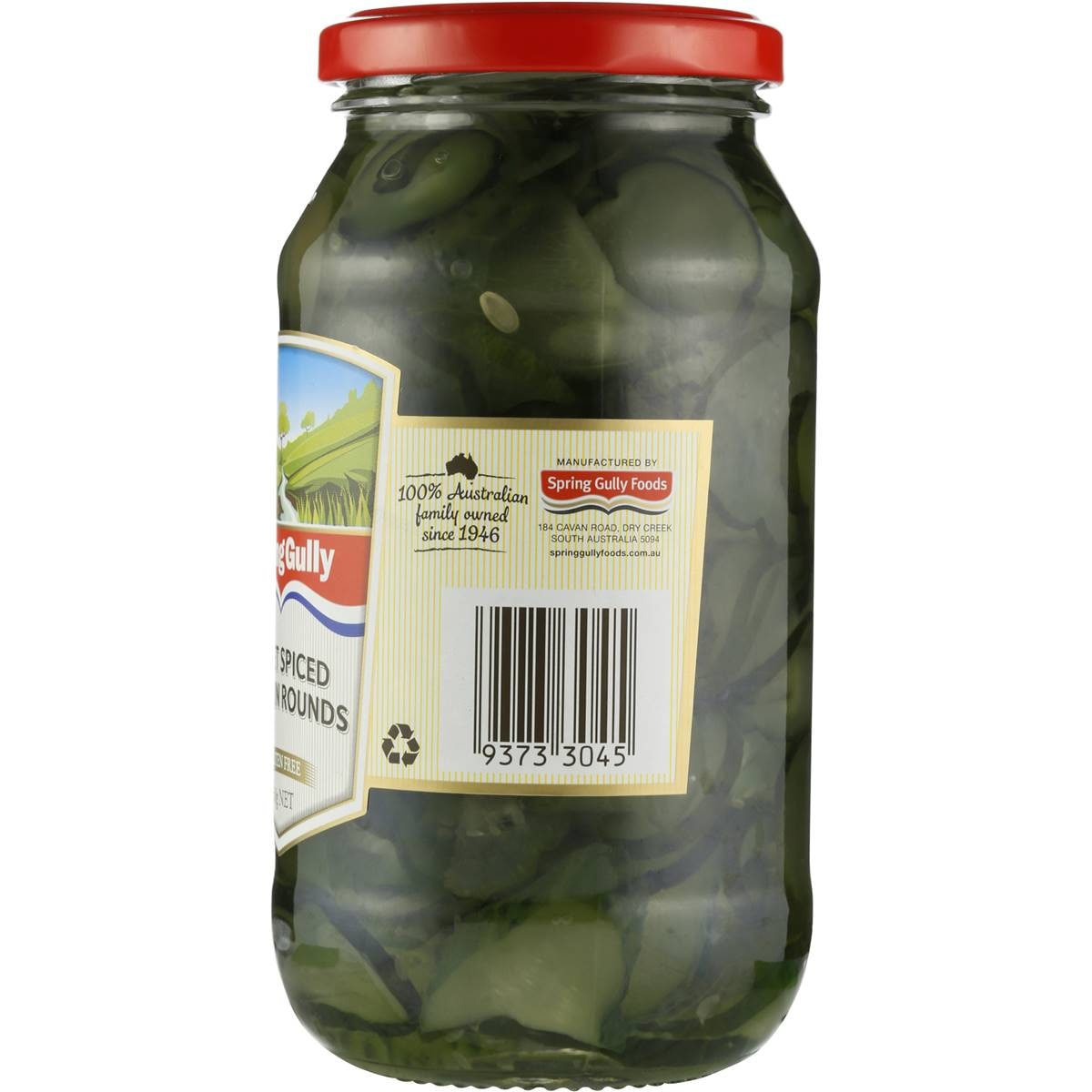 Spring Gully Gherkins Round 550g Woolworths