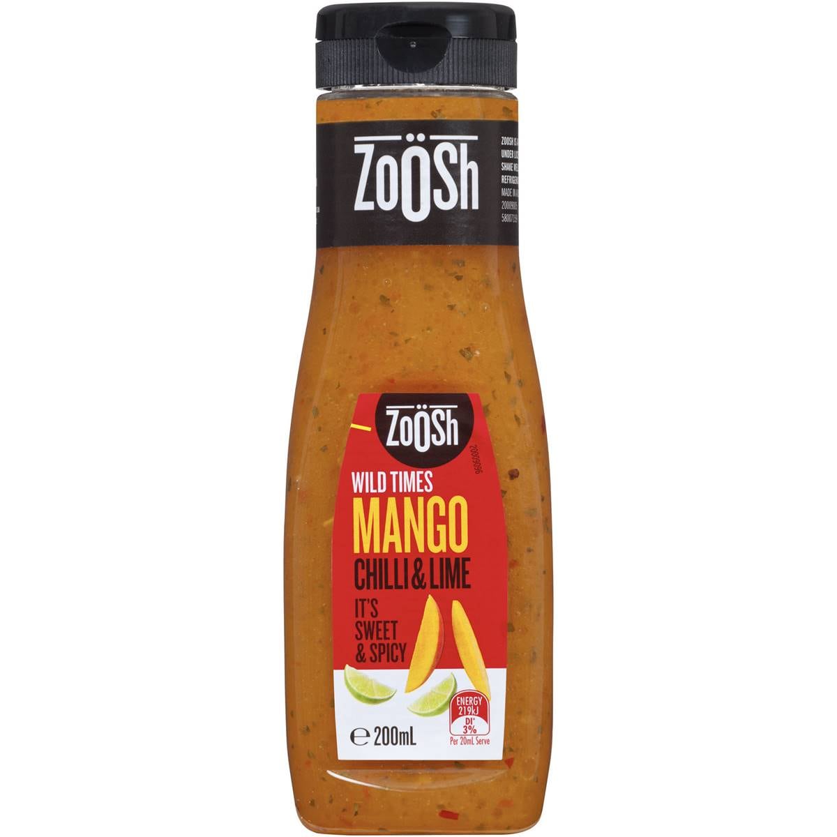 Zoosh Mango Chilli & Lime Dressing 200ml Woolworths