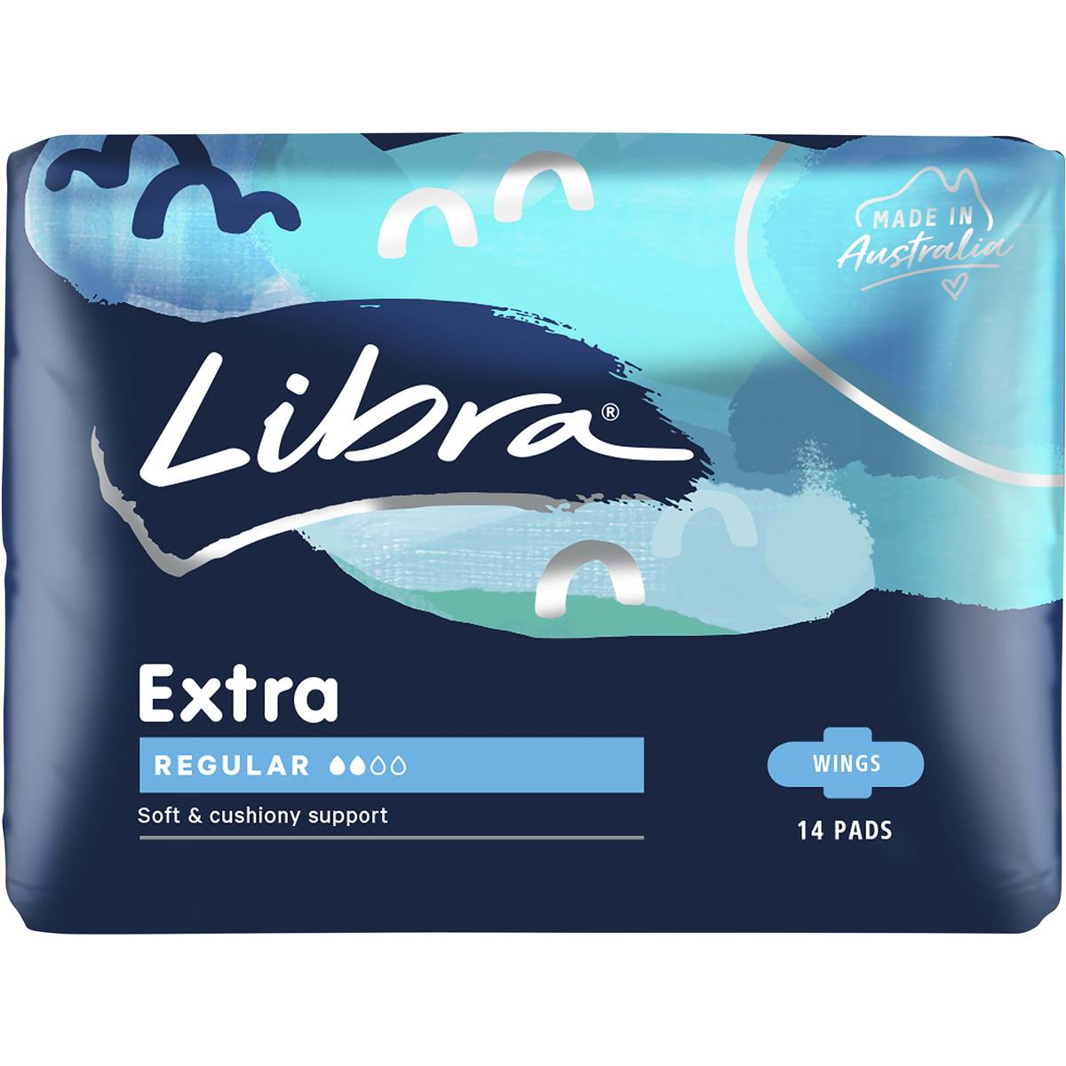 Libra Pads Extra Wings Regular 14 Pack Woolworths