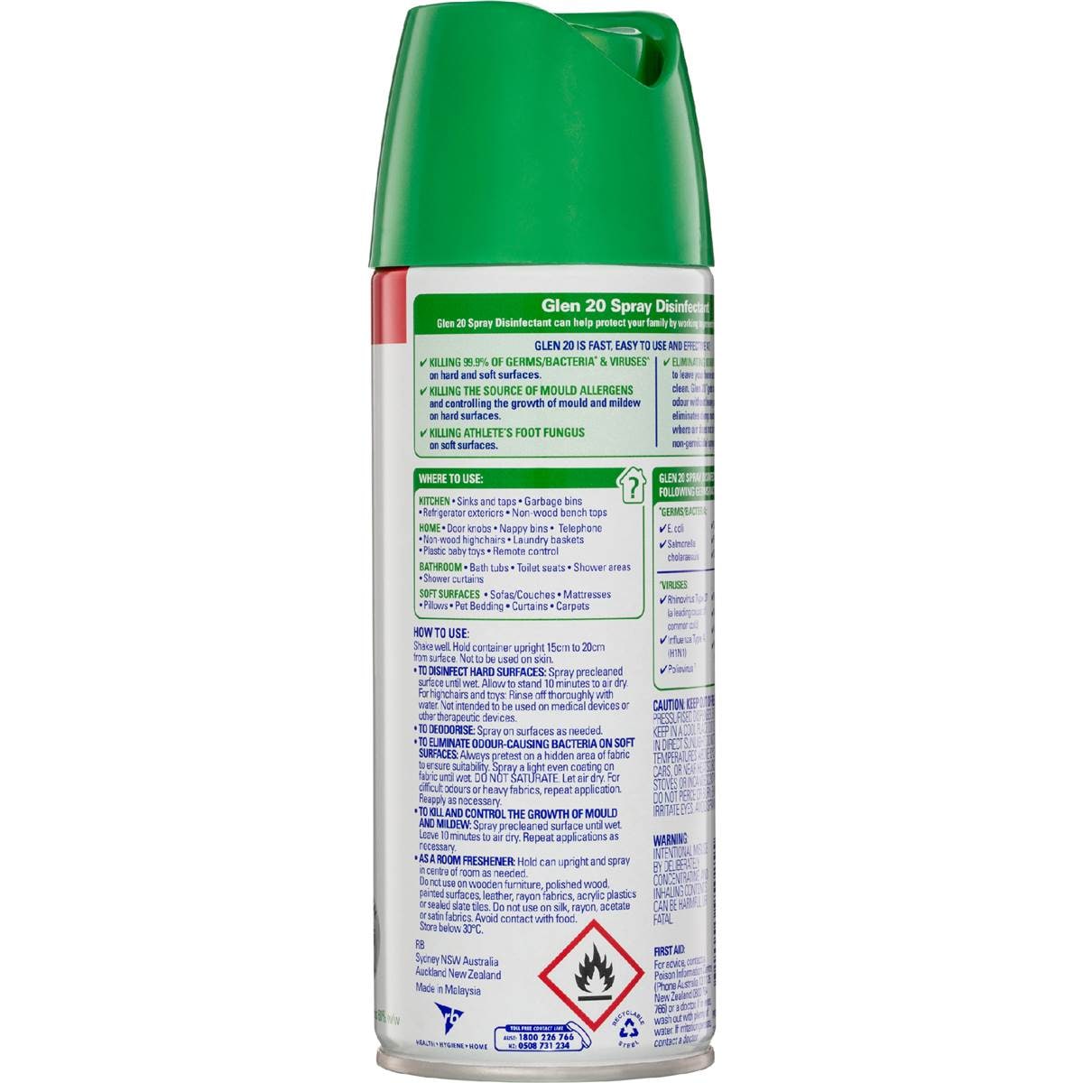 Glen 20 Allinone Original Disinfectant Spray 300g Woolworths