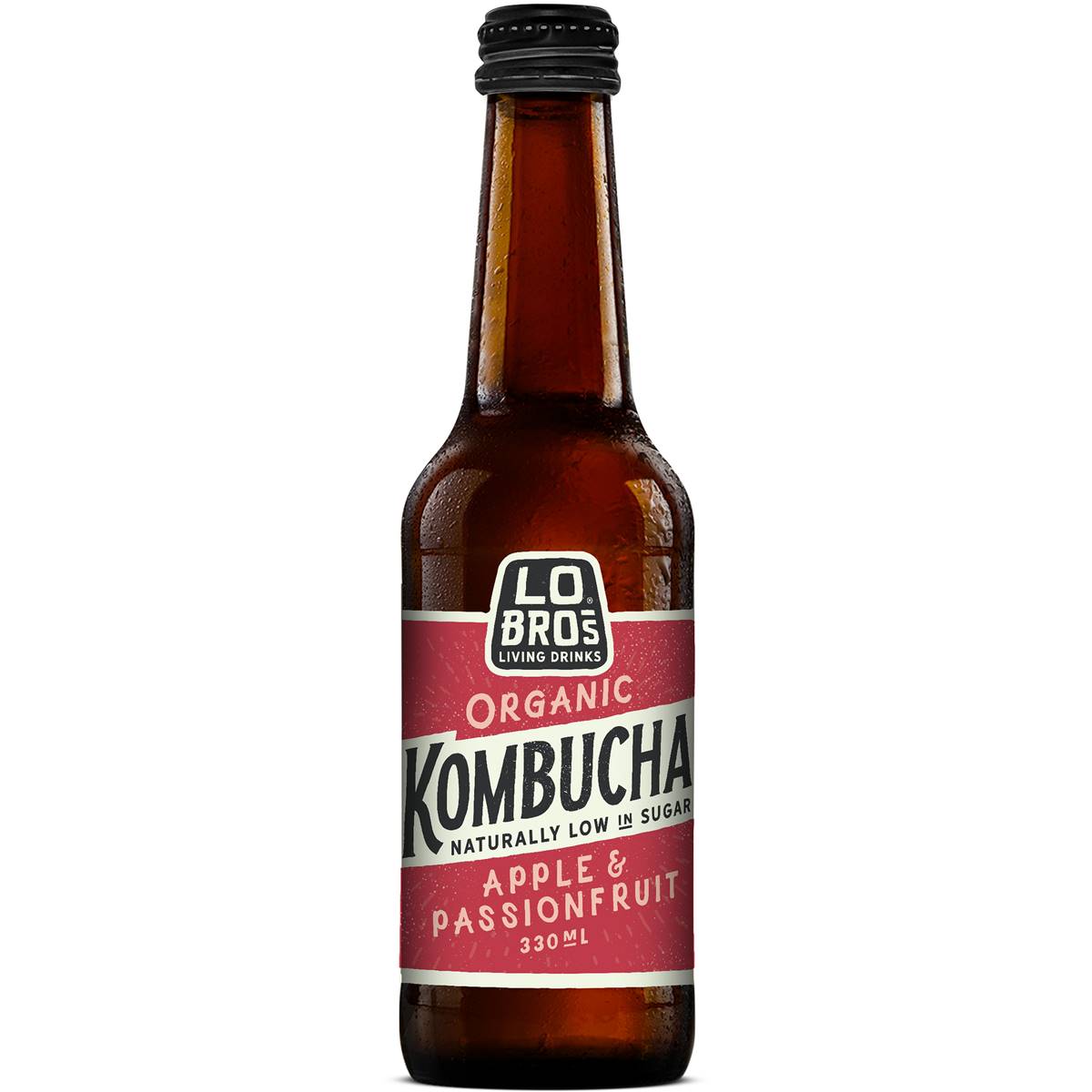 Lo Bros Kombucha Apple Passionfruit Passionfruit