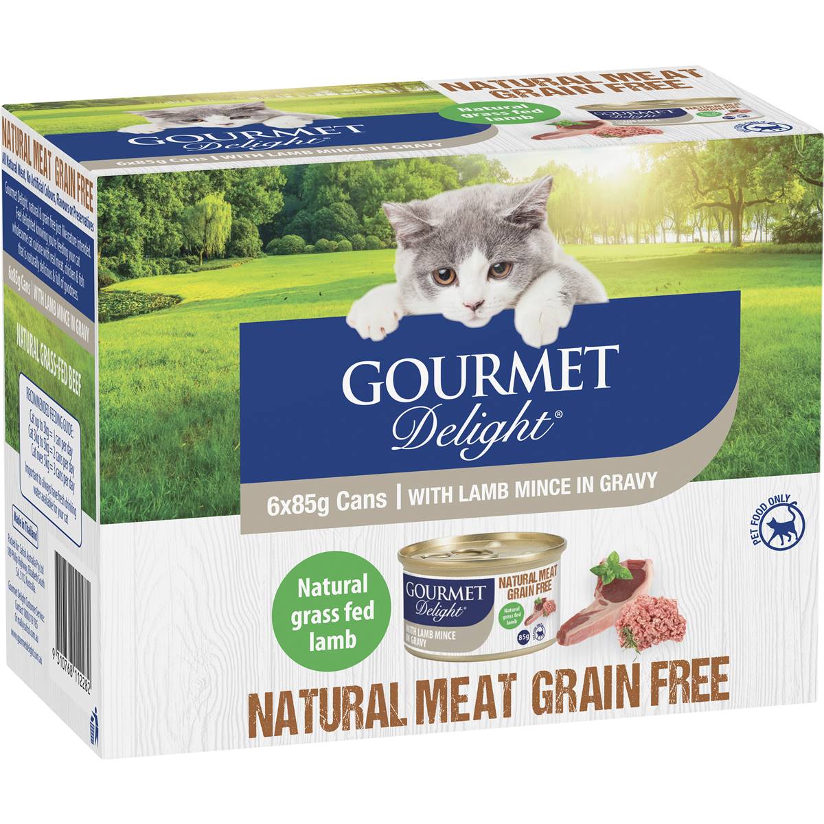 Gourmet Delight Wet Cat Food With Lamb Mince In Gravy 6x85g Woolworths