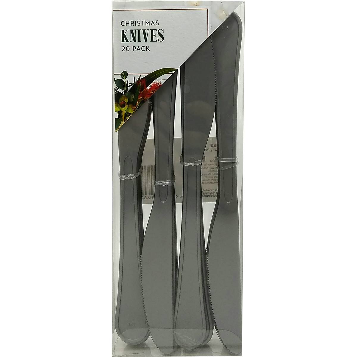 Christmas Cutlery Knives 20 Pack | Woolworths