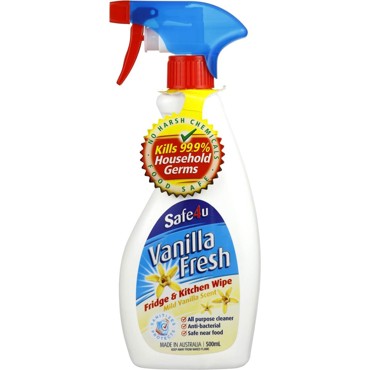 Mclintocks Vanilla Fresh Fridge Wipe & Deodorizer 500ml Woolworths