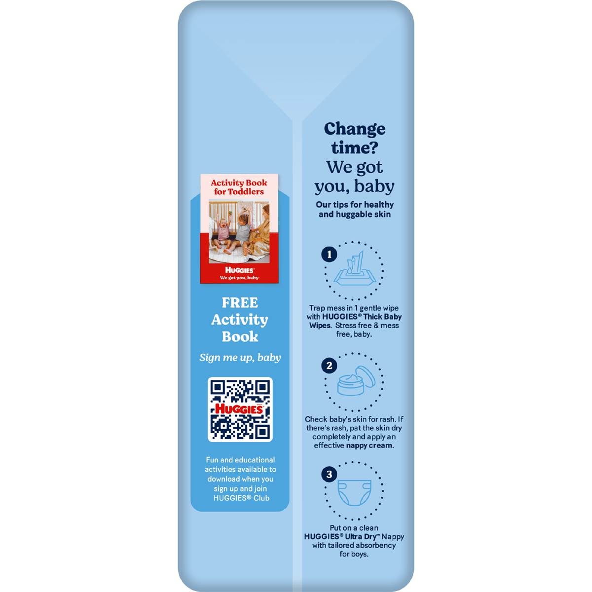 Huggies Ultra Dry Nappies Boys Size 5 (1318kg) 32 Pack Woolworths