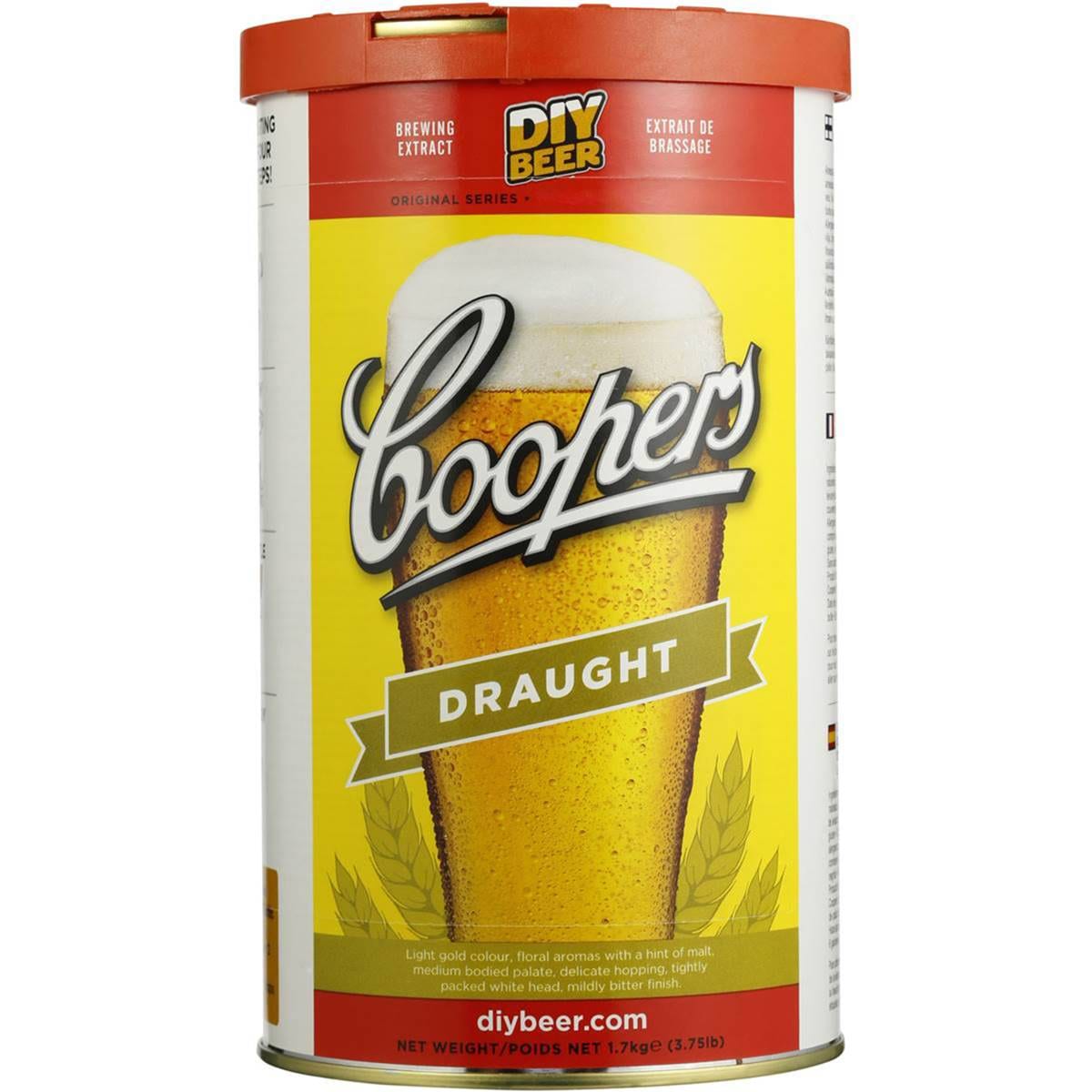 Coopers Home Brew Draught 1.7kg Woolworths