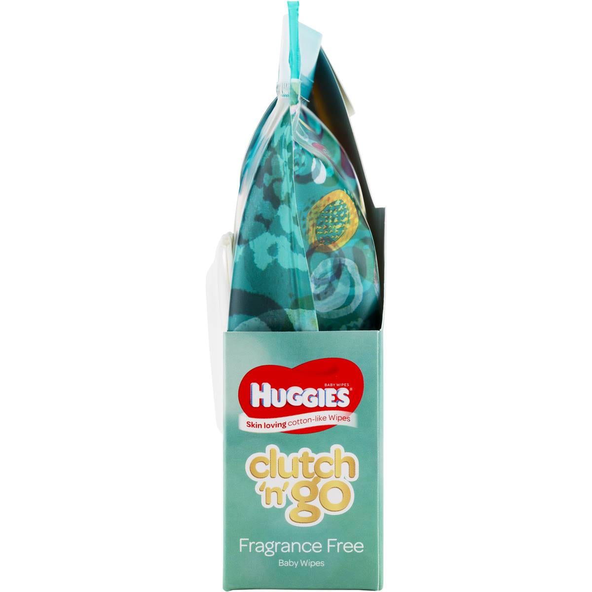 Huggies Refillable Baby Wipes Clutch 'n' Go 32 Pack Woolworths