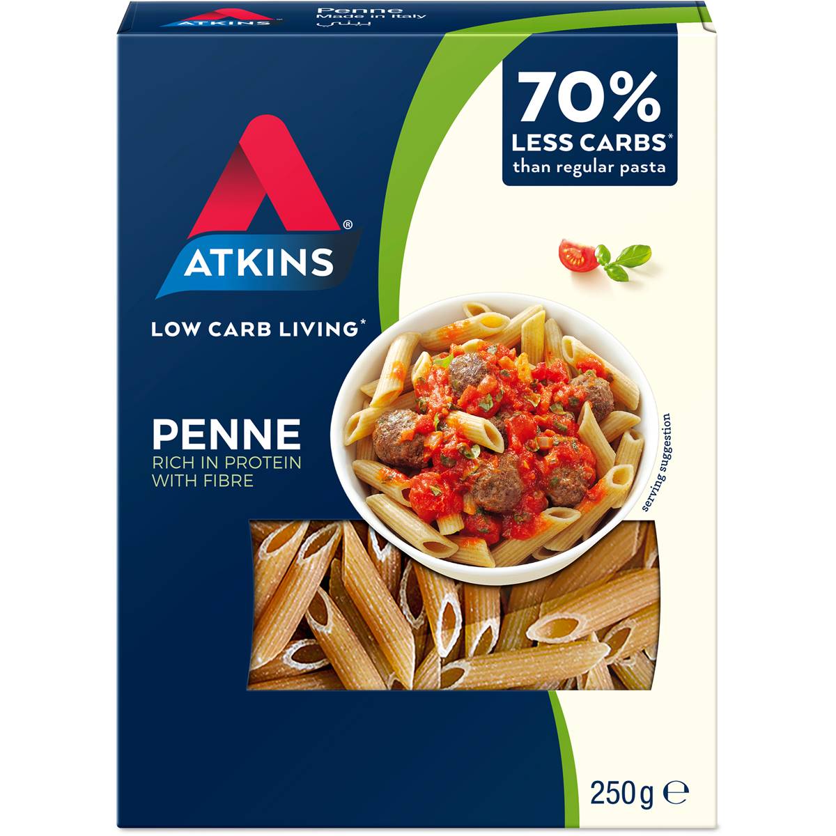 Atkins Low Carb Penne Pasta 250g Woolworths