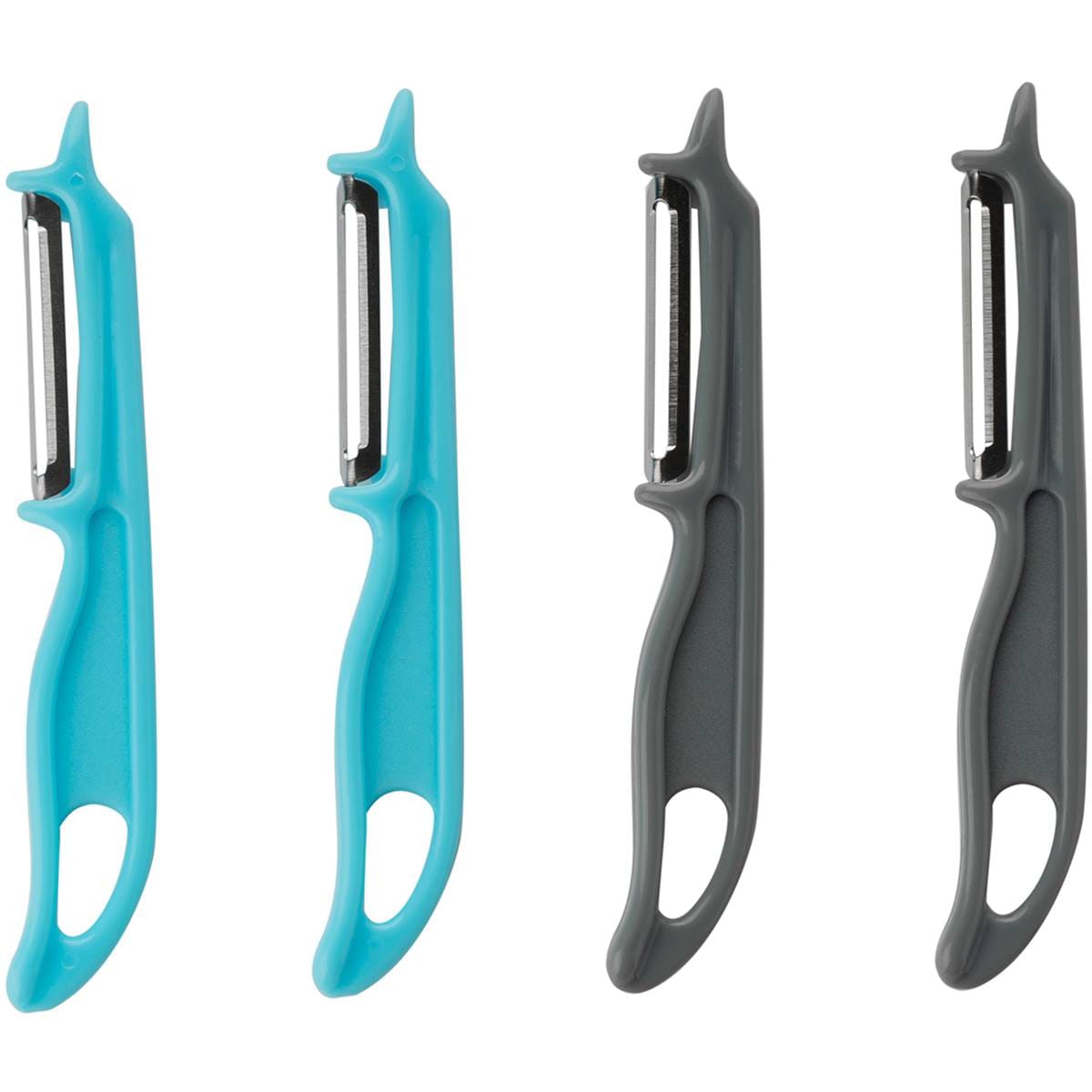 Essentials Utensil Plastic Peeler 4 Pack Woolworths