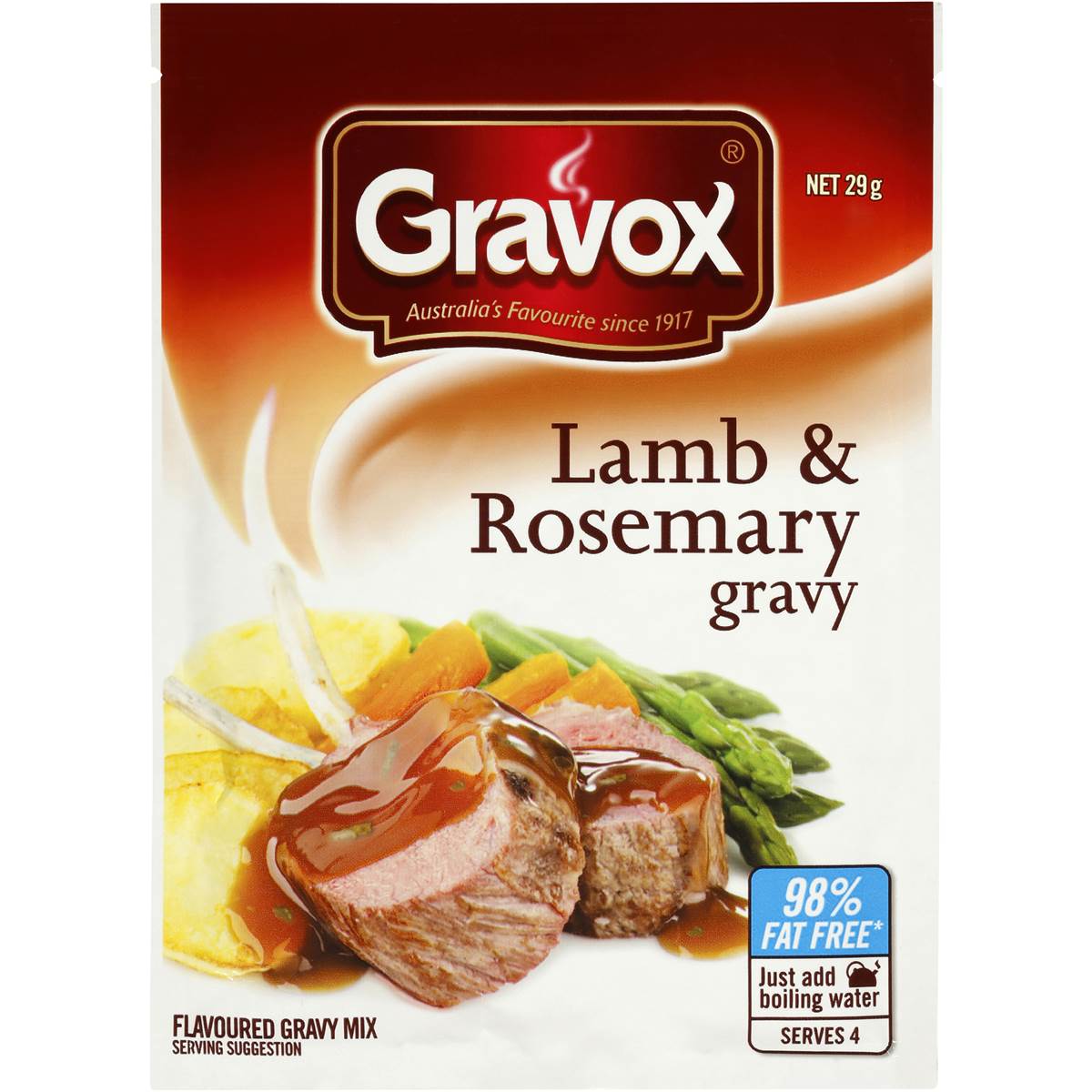 Gravox Gravy Mix Lamb & Rosemary 29g Woolworths