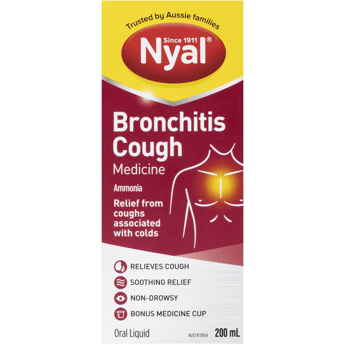 Nyal Cough Syrups Bronchitis Mix 200ml Woolworths