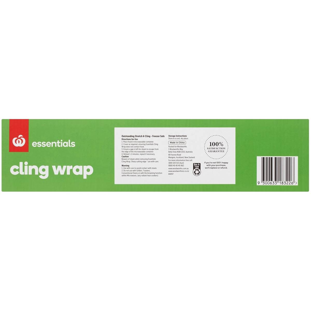 Essentials Cling Wrap 300m Woolworths