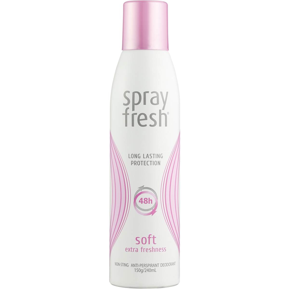 Spray Fresh Deodorant Aerosol Soft 150g | Woolworths