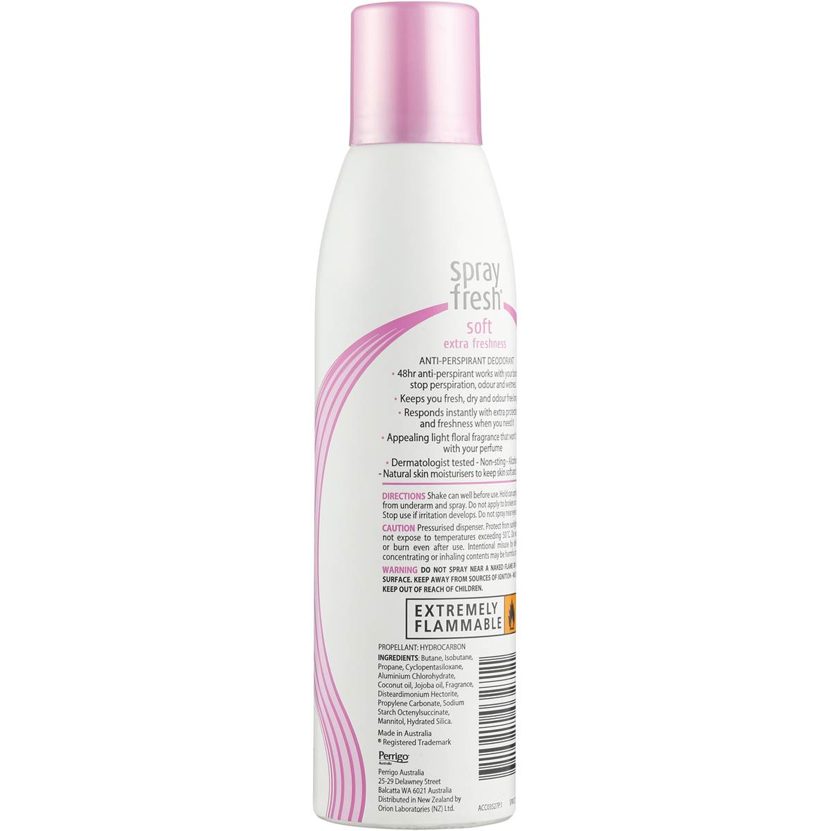 Spray Fresh Deodorant Aerosol Soft 150g Woolworths