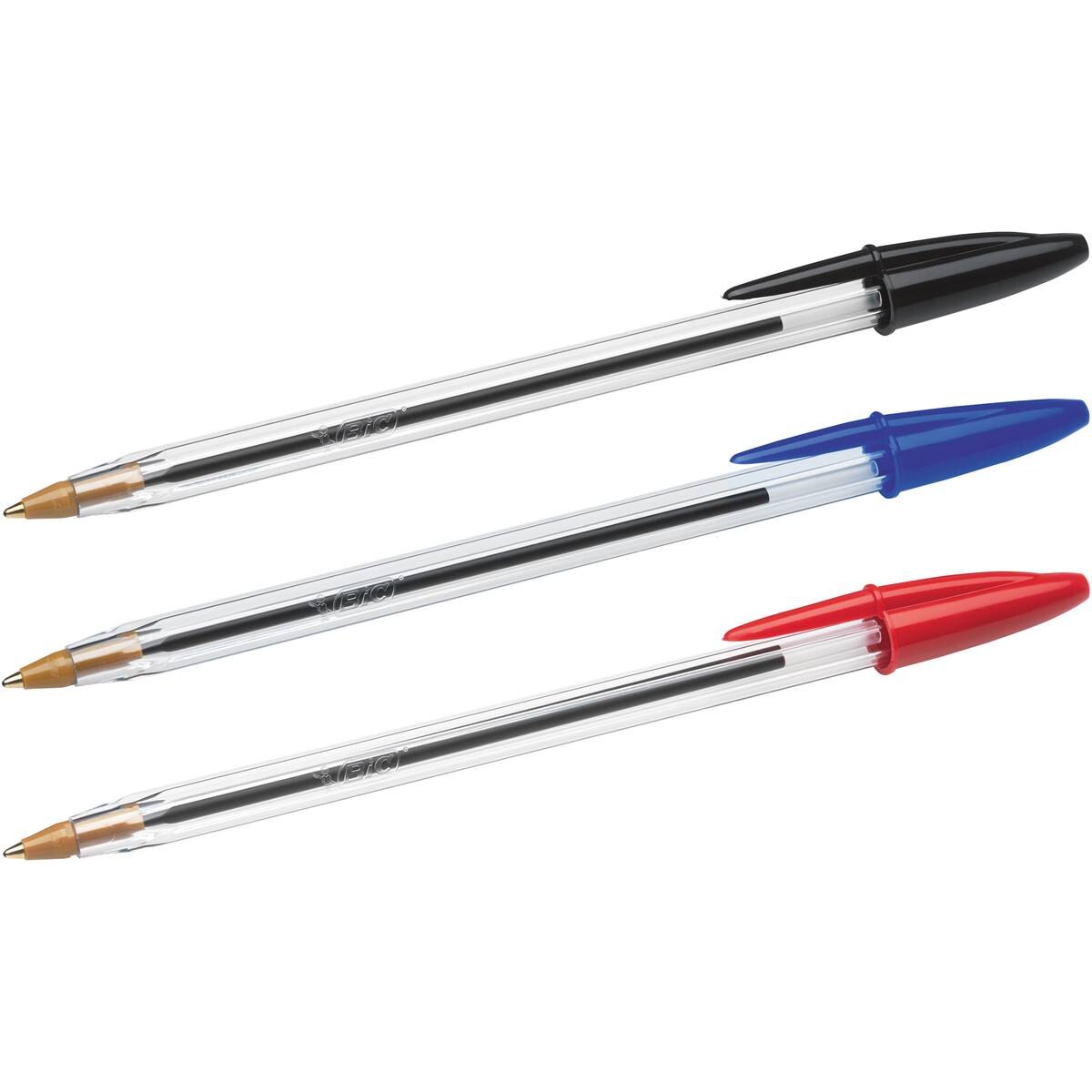 Bic Cristal Original Ballpoint Pen Assorted Colours 10 Pack | Woolworths