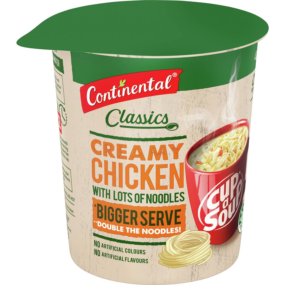 Continental Classics Cup A Soup Creamy Chicken Noodles Single Serve 43g Woolworths