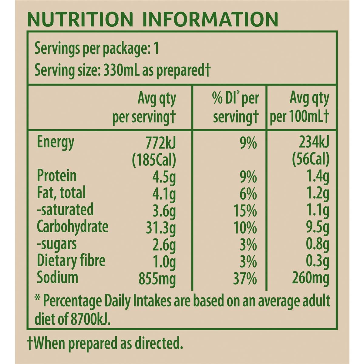Continental Classics Cup A Soup Creamy Chicken Noodles Single Serve 43g