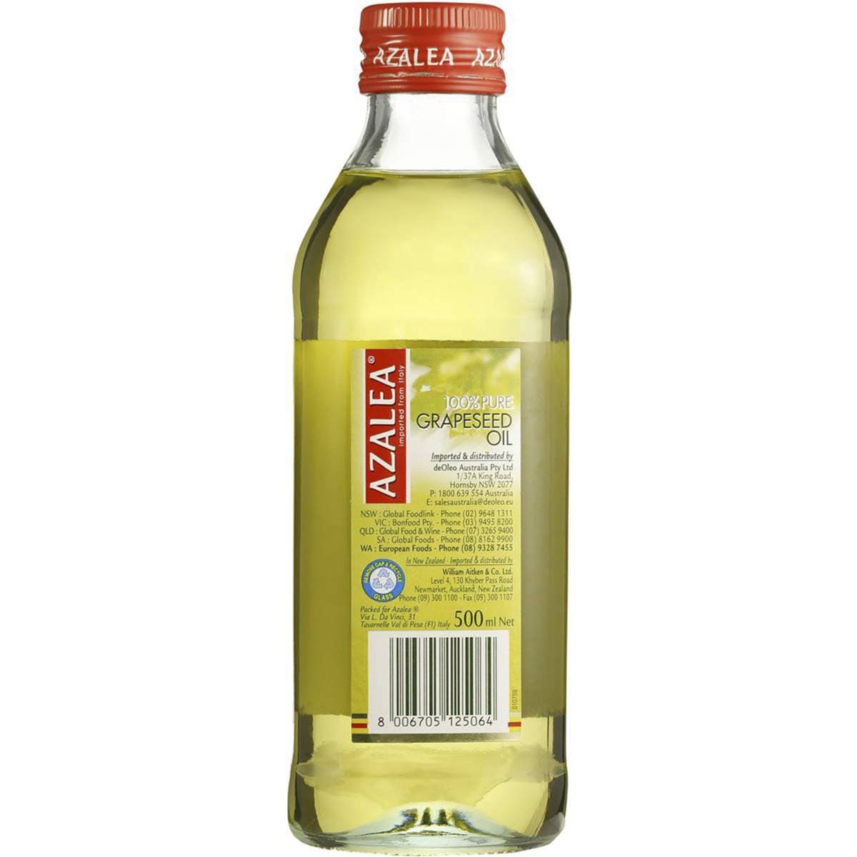 Azalea Grape Seed Oil 500ml Woolworths