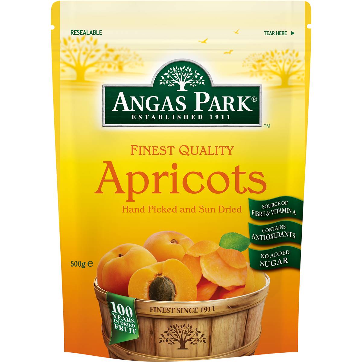 Angas Park Apricot Dried 500g Woolworths