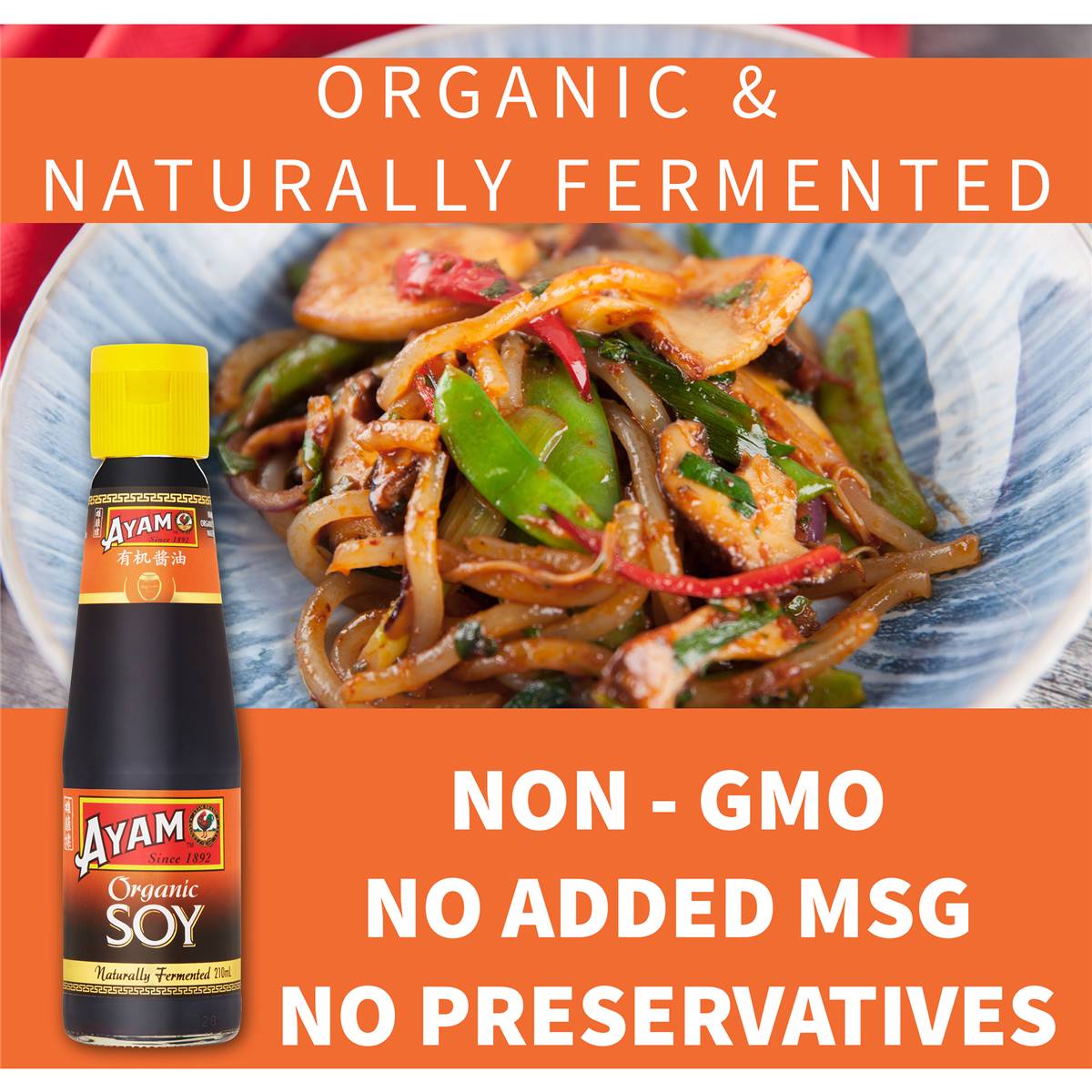 Ayam Organic Soy 210ml Woolworths