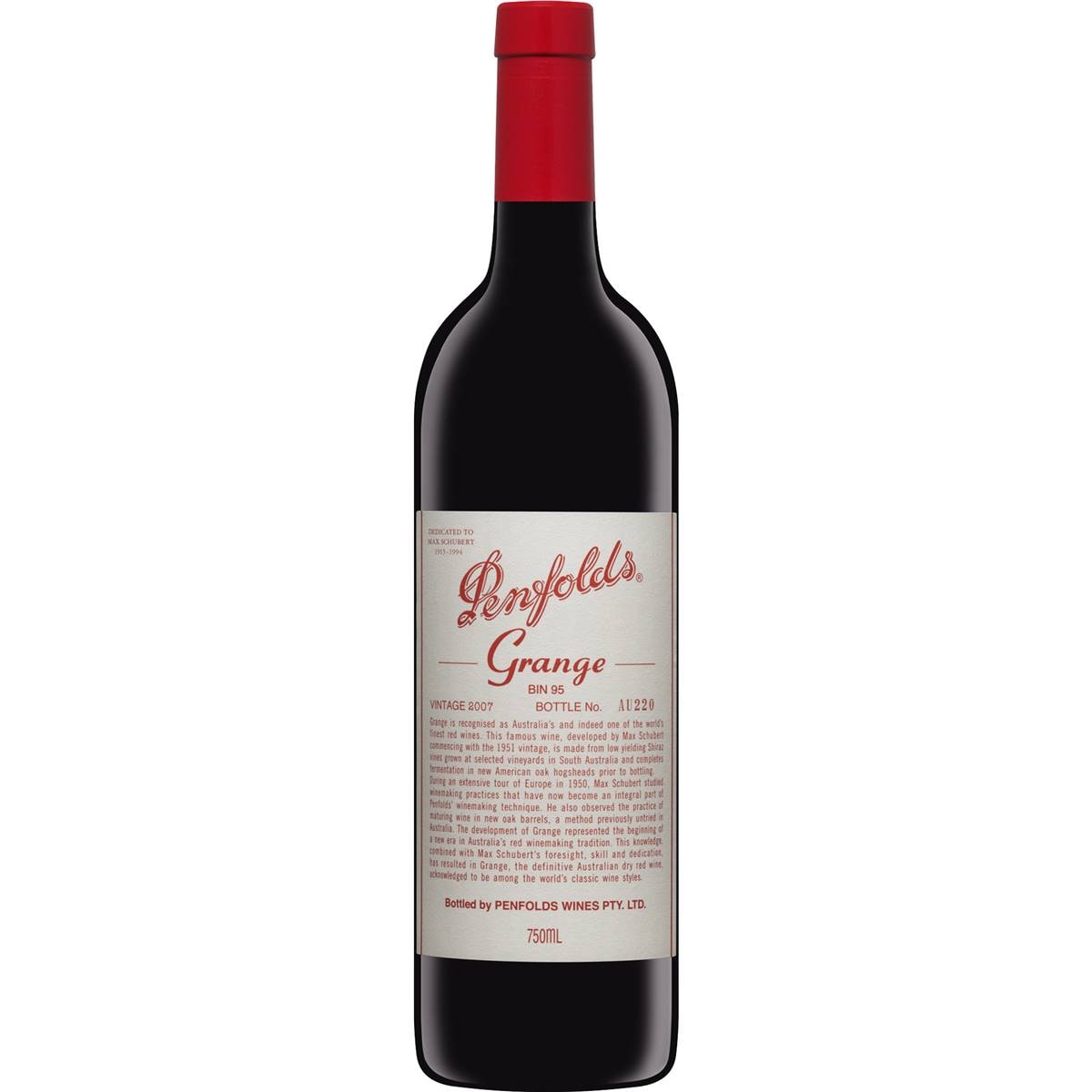 Penfolds Shiraz Grange 750ml | Woolworths