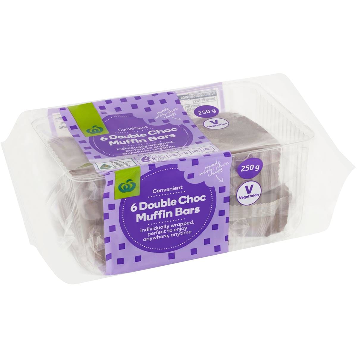 Woolworths Chocolate Muffin Bars 6 Pack Woolworths